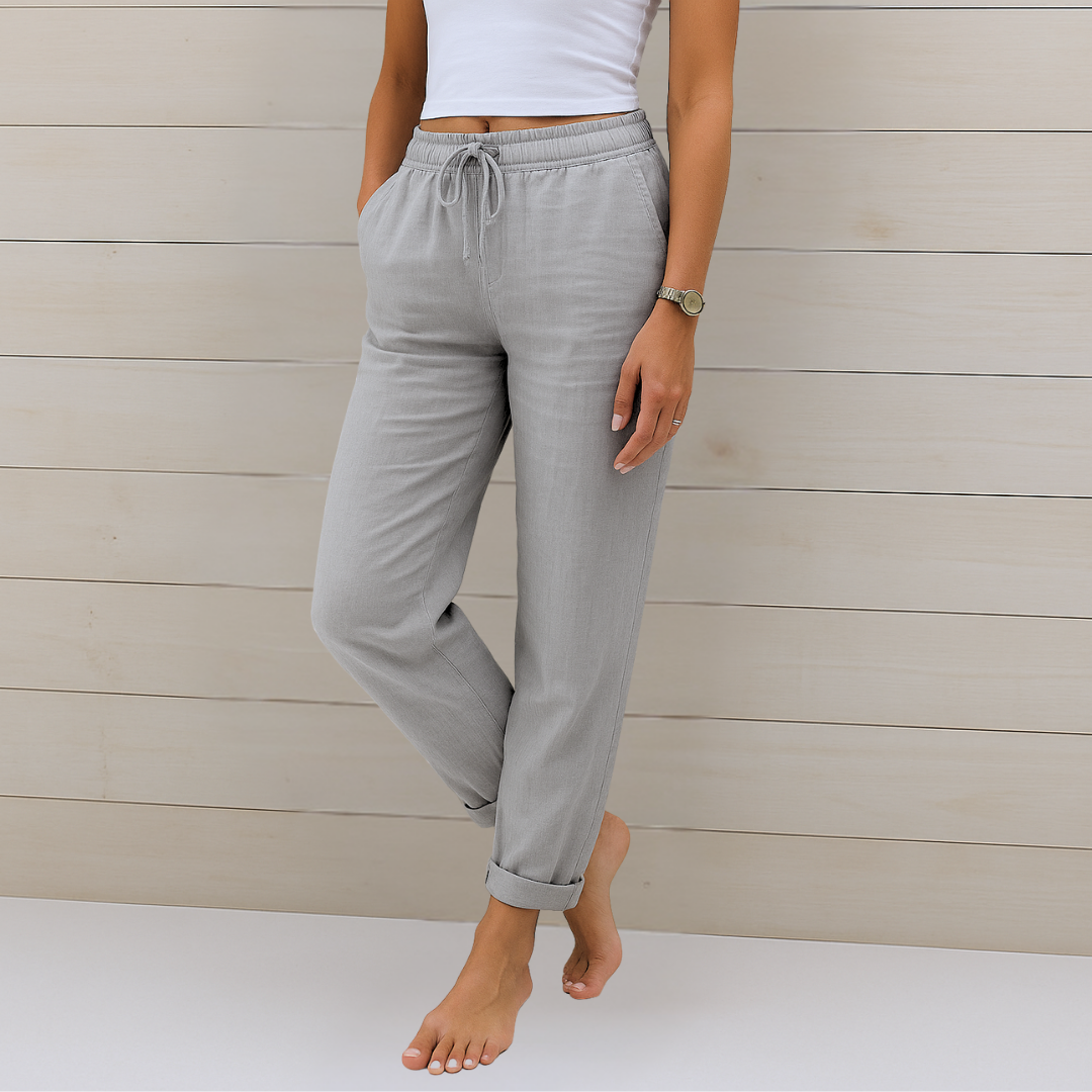 Sophia | Premium breathable linen stretch pants
