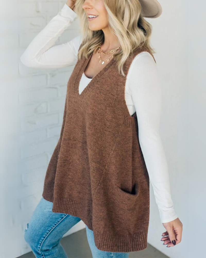 Carola - Cozy Knit Vest