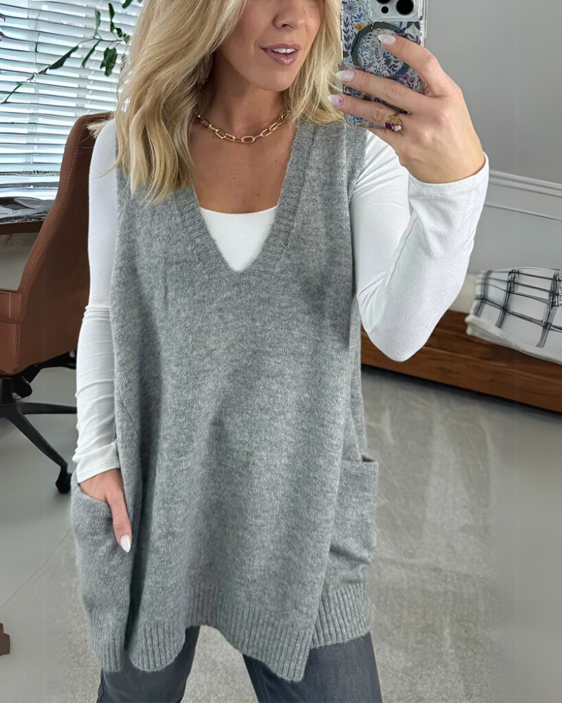 Carola - Cozy Knit Vest