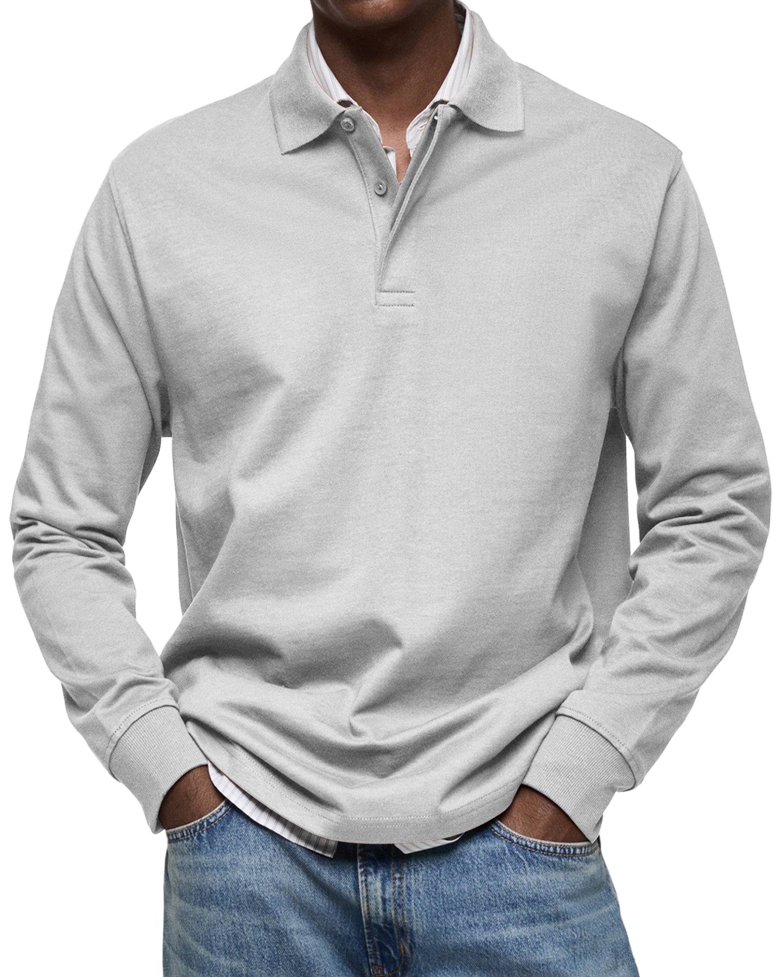 Charles | Casual Long-Sleeve Polo Shirt