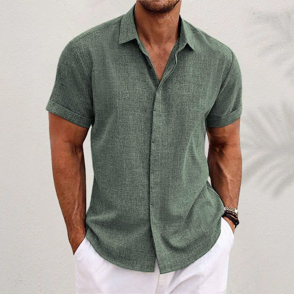 Nathan | Classic Linen Shirt
