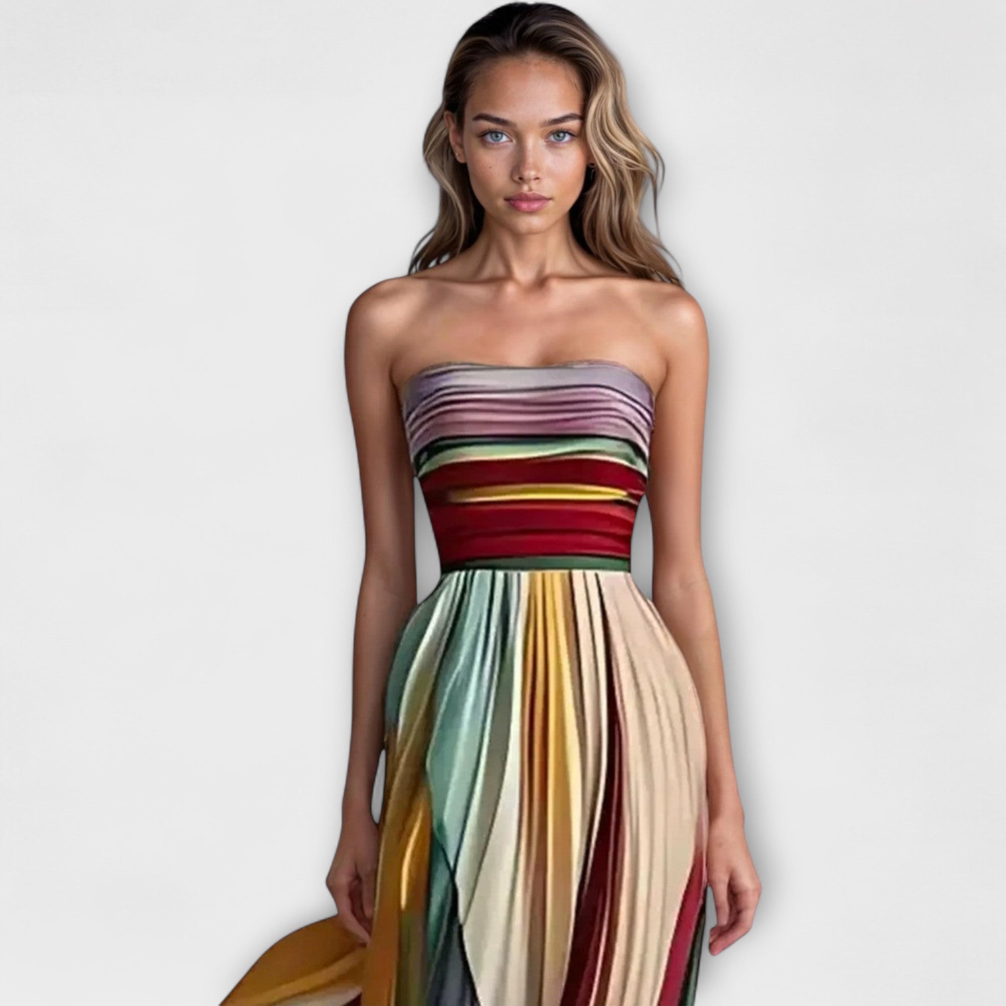 Isla – Colorful Sleeveless Dress
