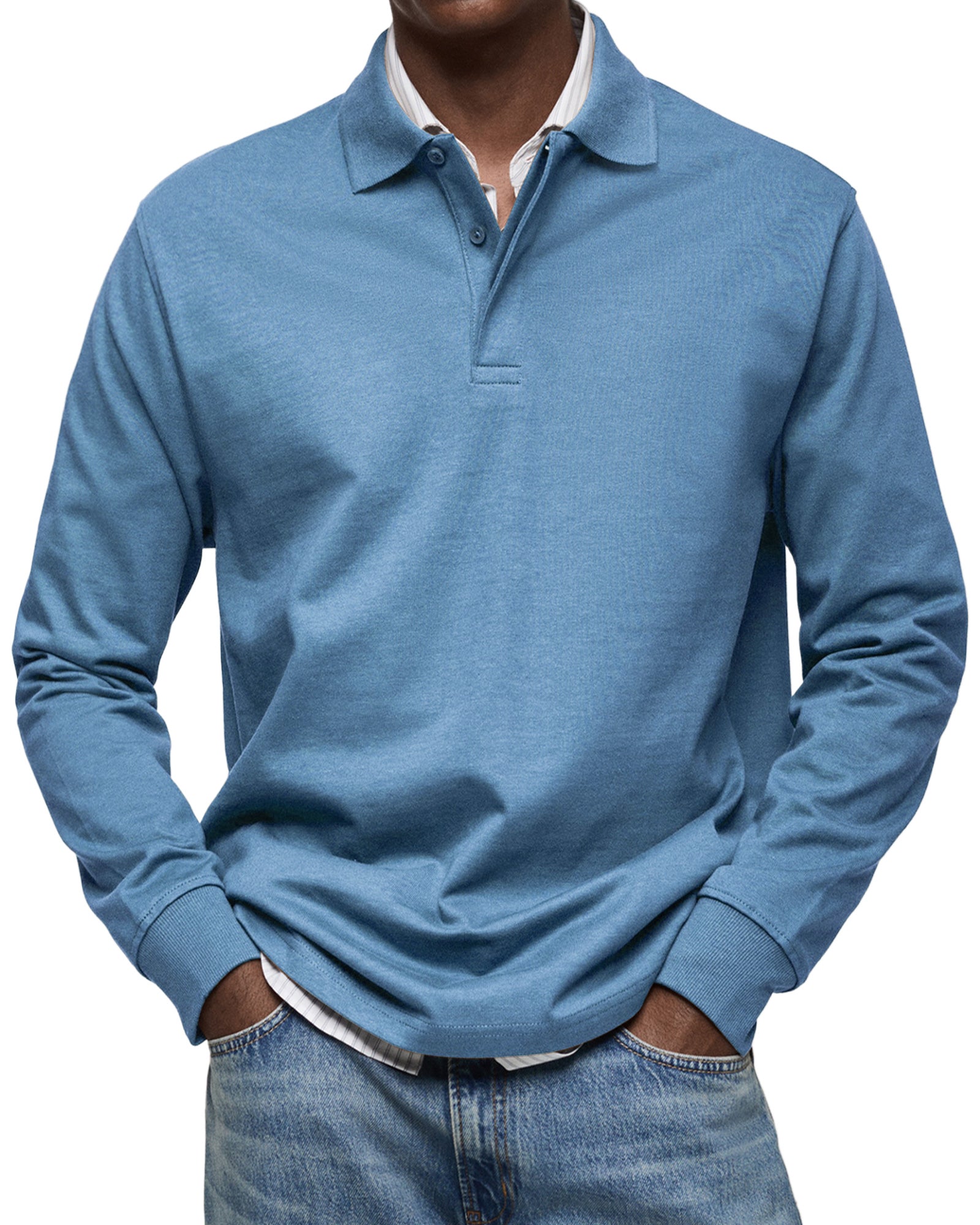 Charles | Casual Long-Sleeve Polo Shirt