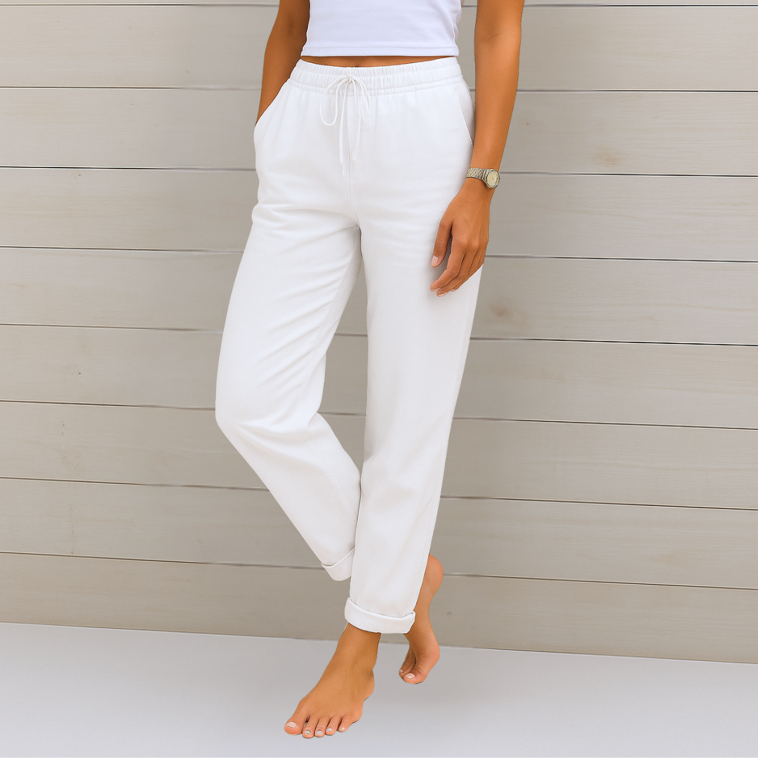 Sophia | Premium breathable linen stretch pants