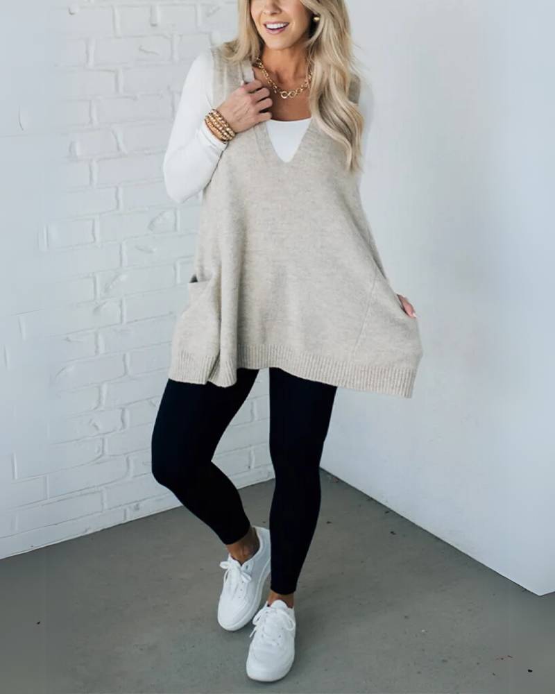 Carola - Cozy Knit Vest
