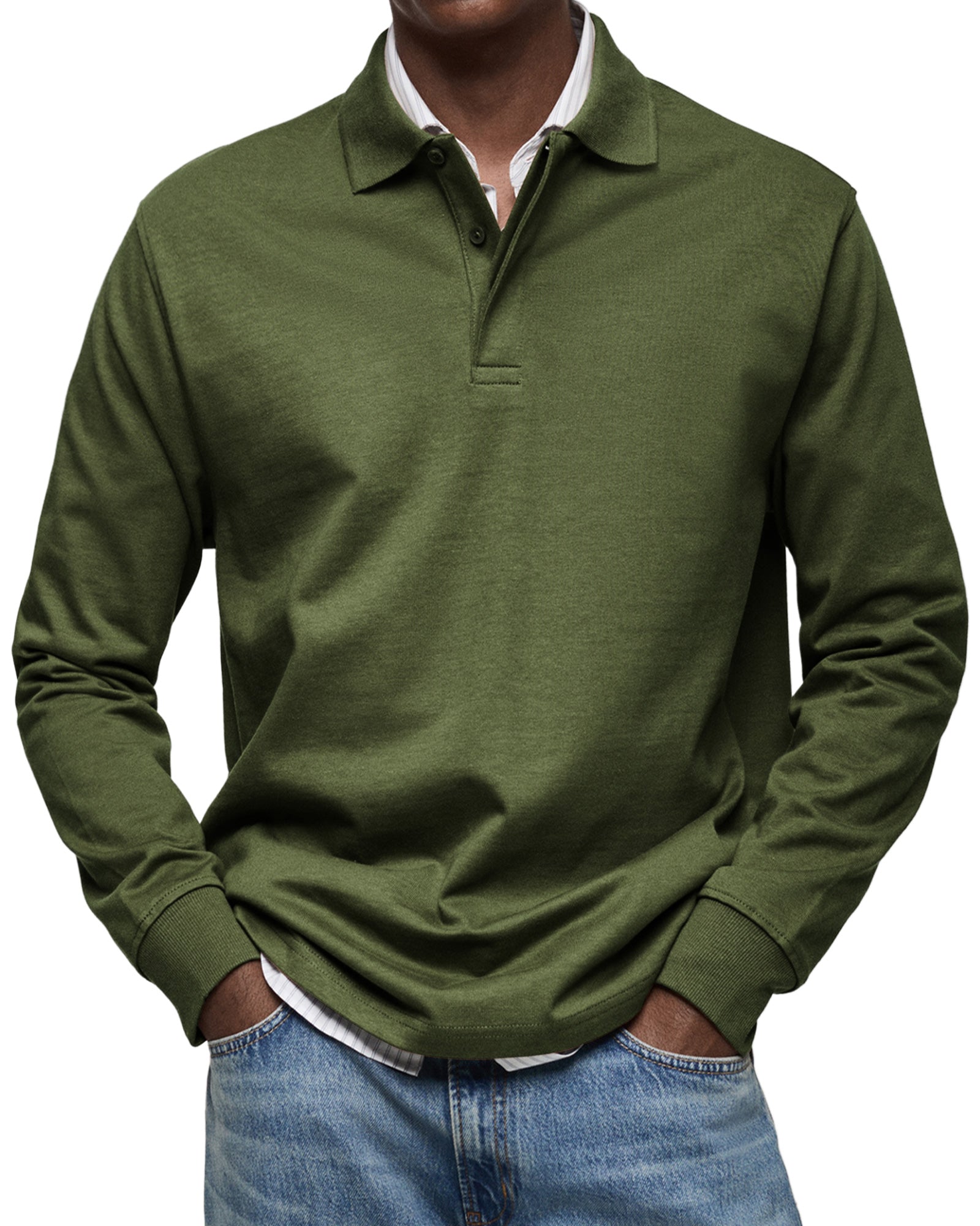 Charles | Casual Long-Sleeve Polo Shirt