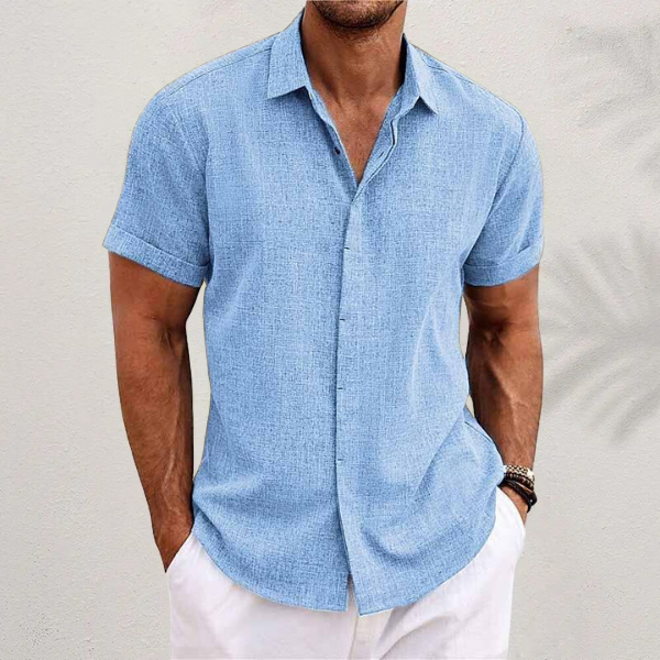 Nathan | Classic Linen Shirt