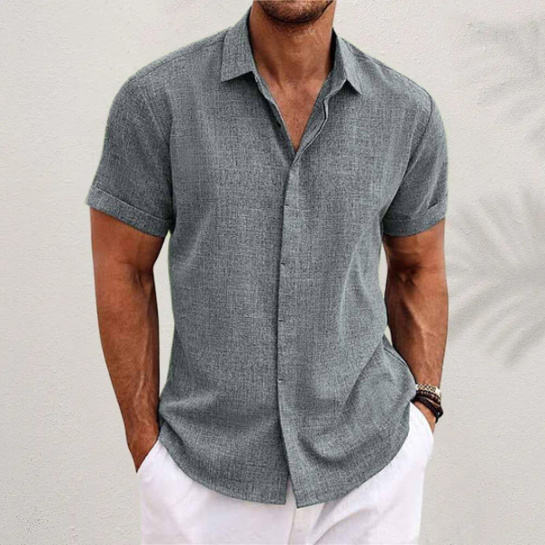 Nathan | Classic Linen Shirt