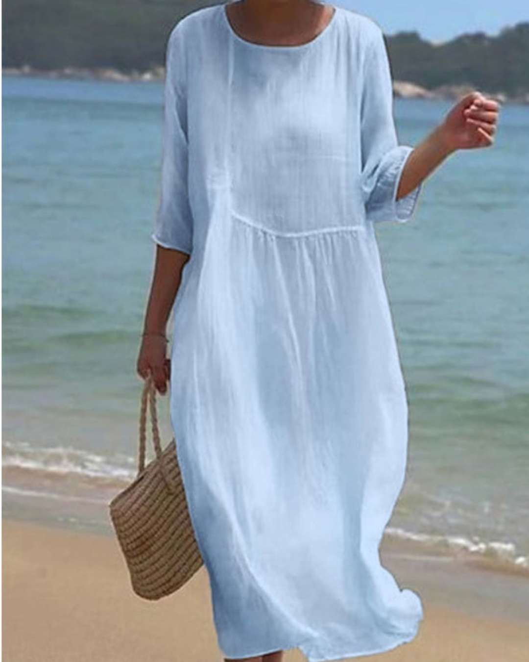 Dunya - Elegant Loose Fitting Boho Maxi Dress