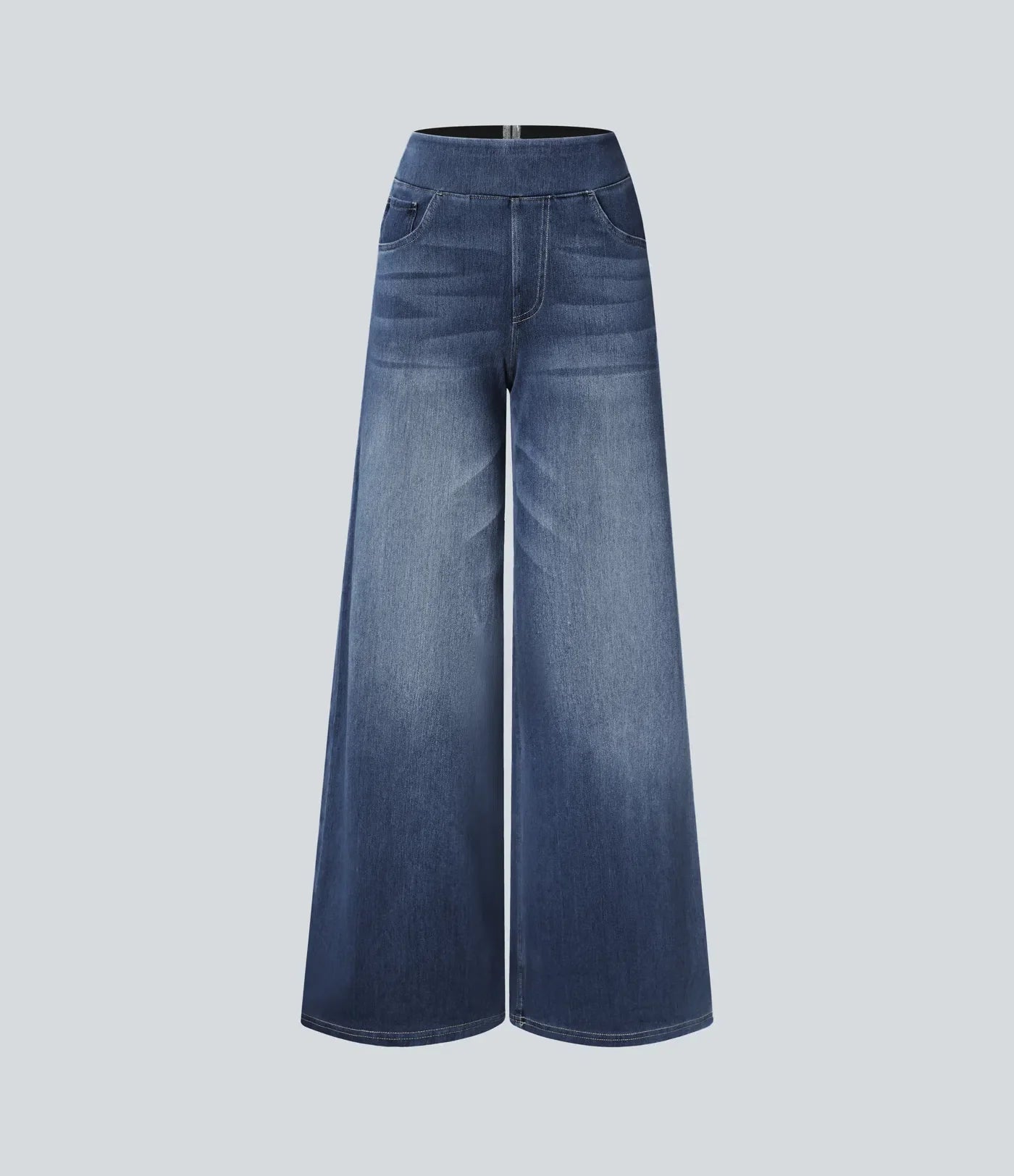 Ava | Elastic high-waisted jeans