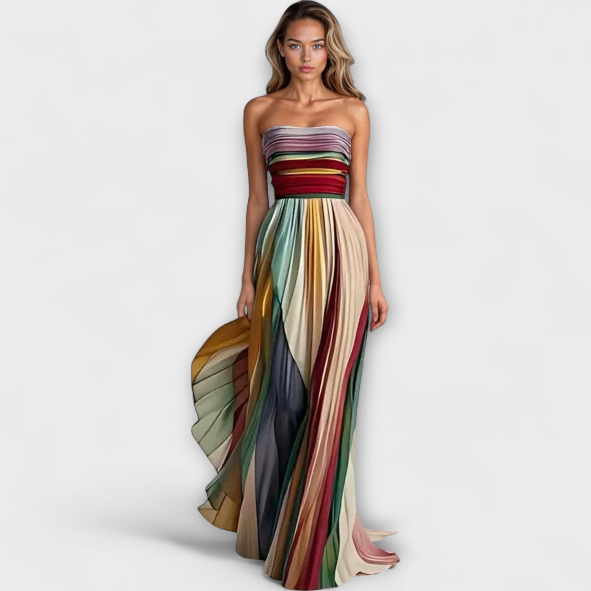Isla – Colorful Sleeveless Dress
